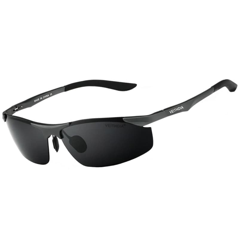 Veithdia Kacamata Pria UV Polarized - 6529 - Black