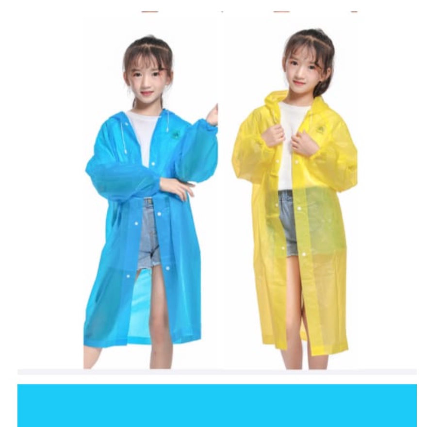 Jas Hujan Tebal Anak-anak dan Dewasa / Mantel Anak Dewasa / Raincoat