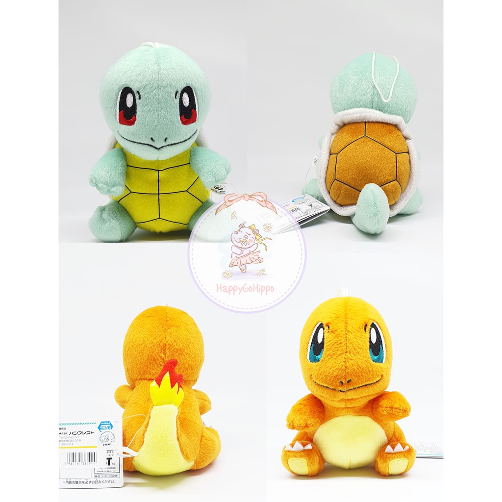 Boneka Pokemon ORIGINAL (Bulbasaur, Charmaander, Pikachu, Squirtle