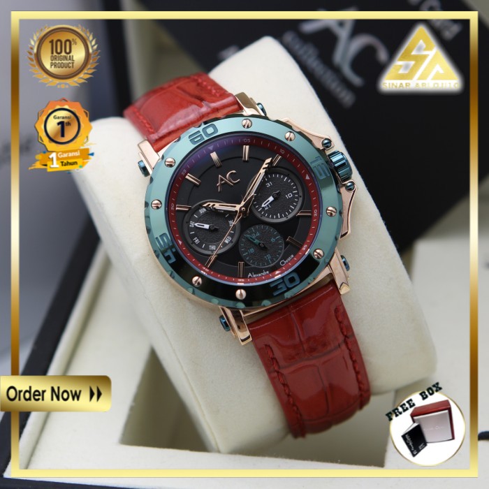 JAM ALEXANDER CHRISTIE ALEXANDRE CHRISTIE WANITA CEWEK JAM TANGAN ORIGINAL ORI ORIENT AC 3841