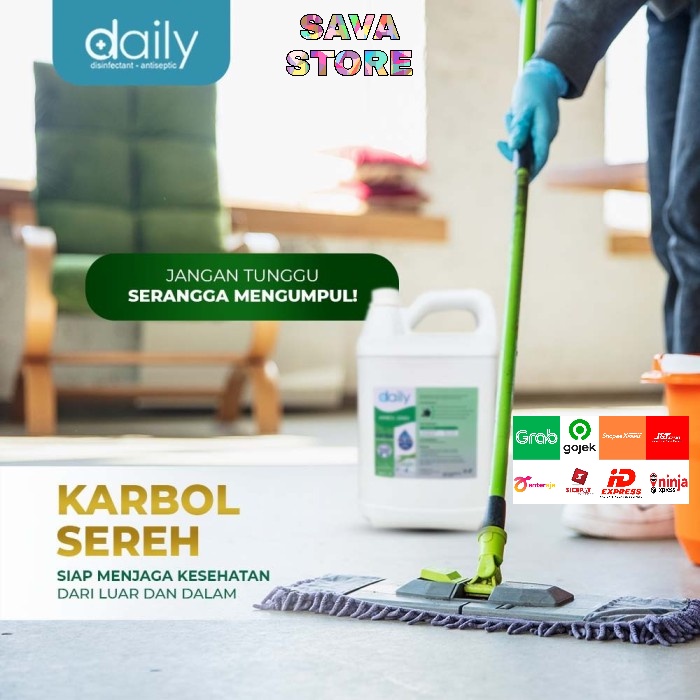 KARBOL DAILY KONSENTRAT 1 LITER ANTIBACTERIAL ANTI SERANGGA