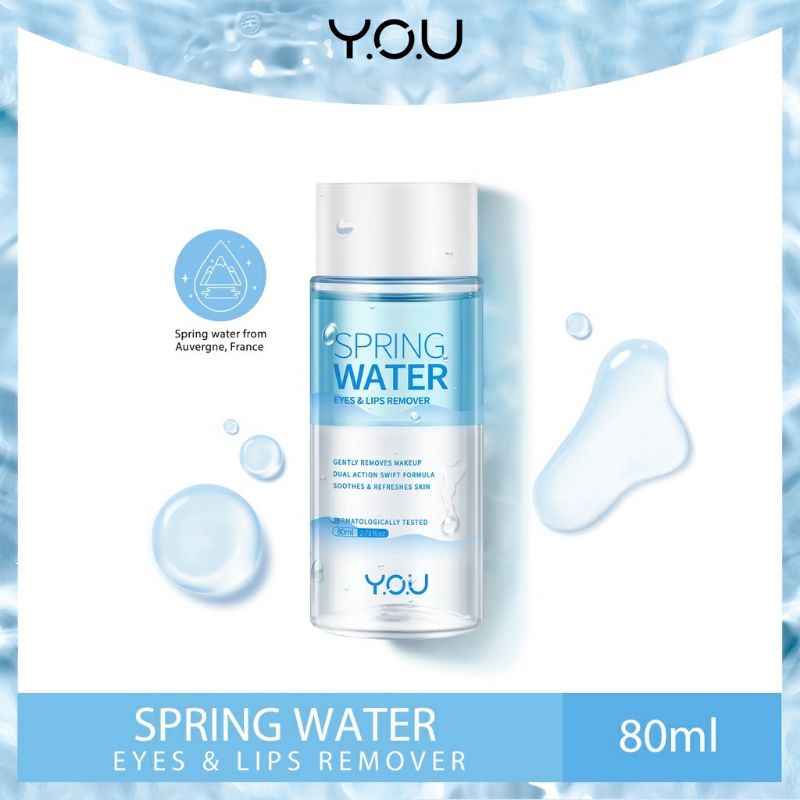 Y.O.U SPRING WATER EYE&amp;LIPS REMOVER 100ML