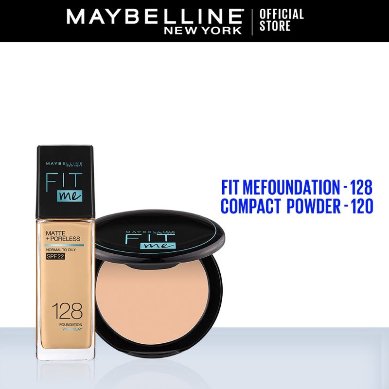 Foundation Maybelline Fit Me Bedak Maybelline Kosmetik Maybelline Fit Me Foundation Shade 128 Bedak 