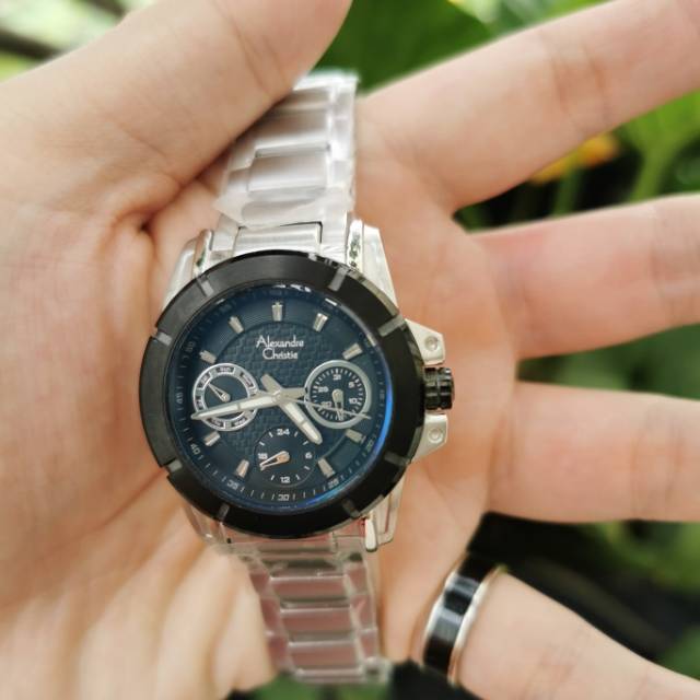 Alexandre Christie 6226 silver black cewek