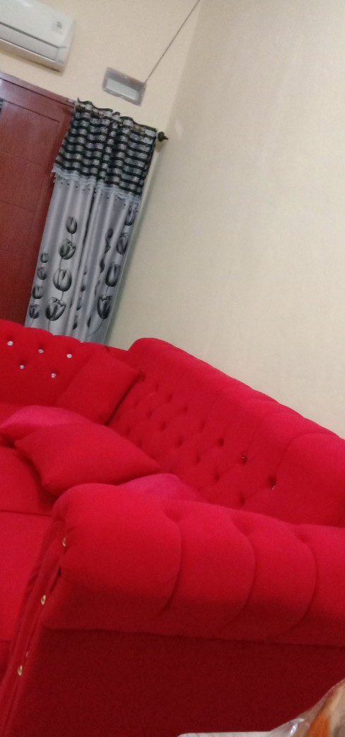 Promo Free Ongkir Sofa Kancing Minimalis Kanvas 311 Silvi