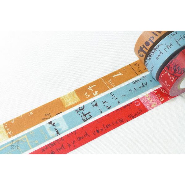 

[Sample Set] Classiky x Yoko Inoue Craft Log Washi Tape in Set [Meteran]