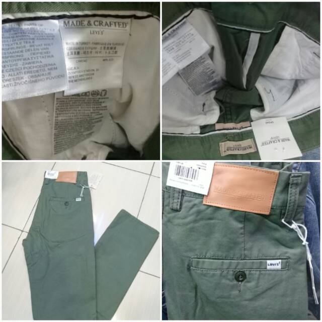 celana CHINO LEVIS slimfit non stretc original import