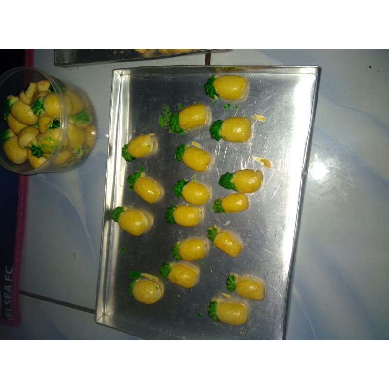 

nastar nanas bentuk nanas