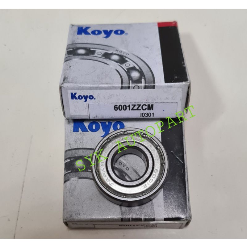 Bearing 6001 zz koyo