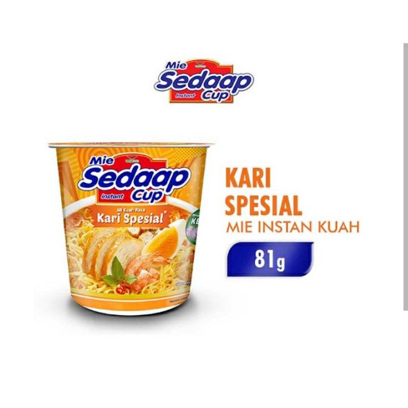 

Sedaap Mie Instant Cup Kari Spesial 81 g