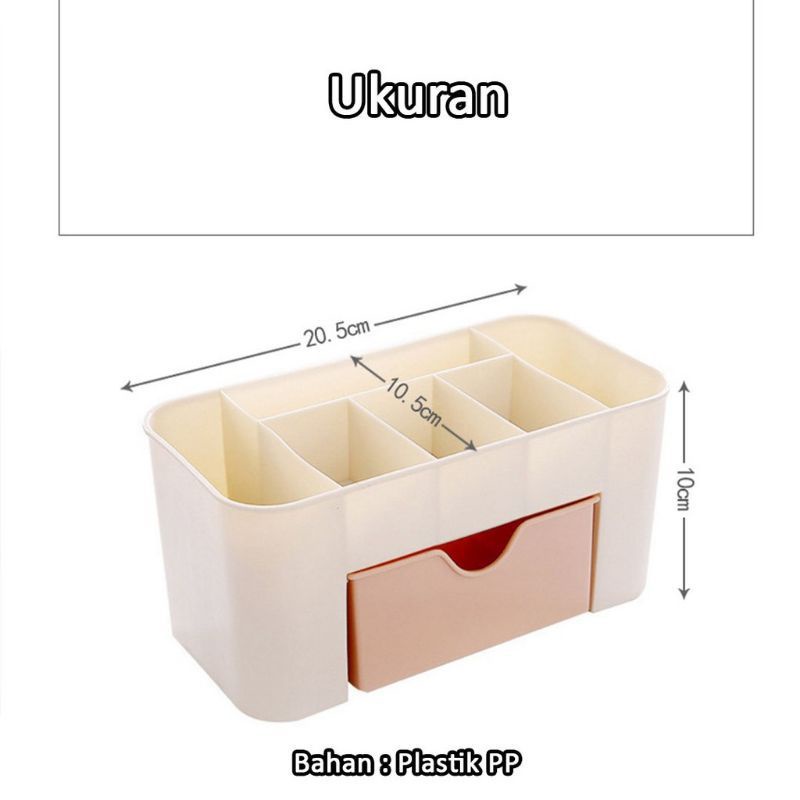 Rak Kosmetik Plastik Rak MakeUp Murah Storage  Box Makeup Brush Kotak Perhiasan