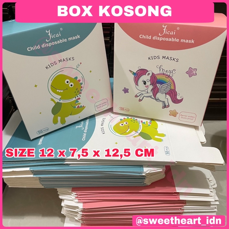 Box kosong masker kn95 dus masker kosong kn95 kardus masker anak