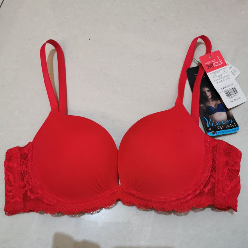 Wacoal push up bra sexy look Vixen glam 32b