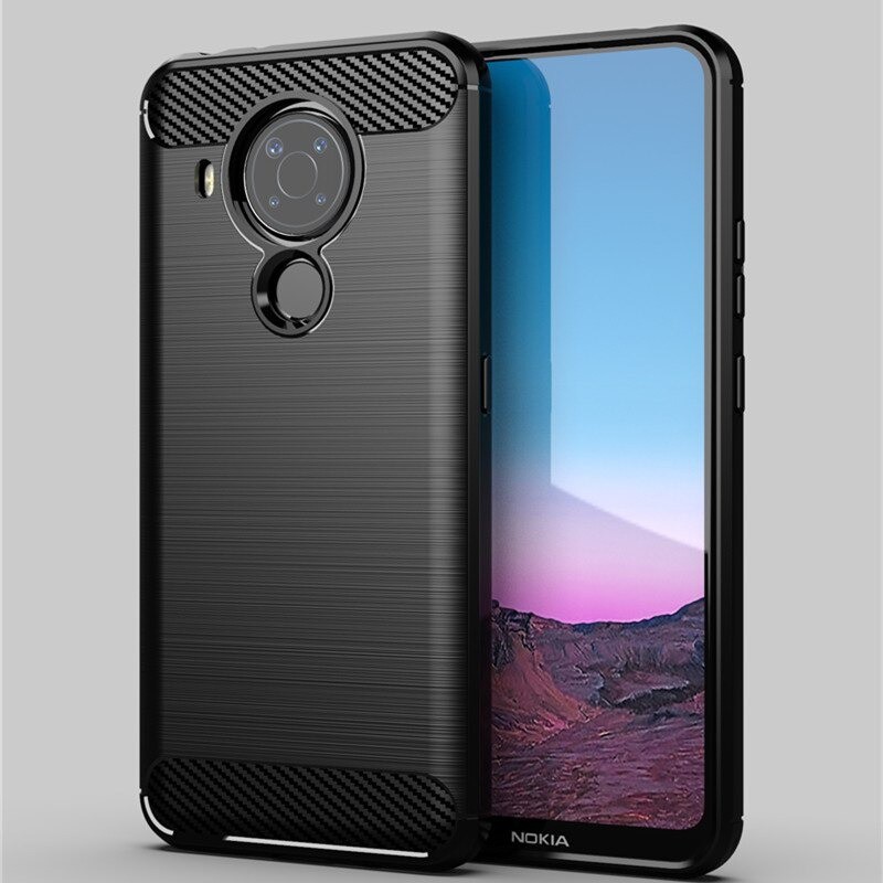 Case Nokia 5.4 2021 Softcase Nokia 5.4 2021 Carbon Brushed Armor Original