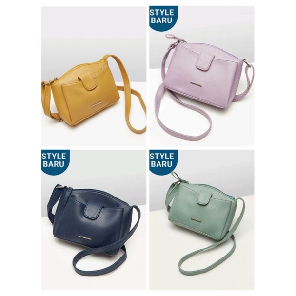 TAS MOUNESSIE NAVY MINT LILAC MUSTARD KUNING TAS SOPHIE PARIS PROMO MURAH