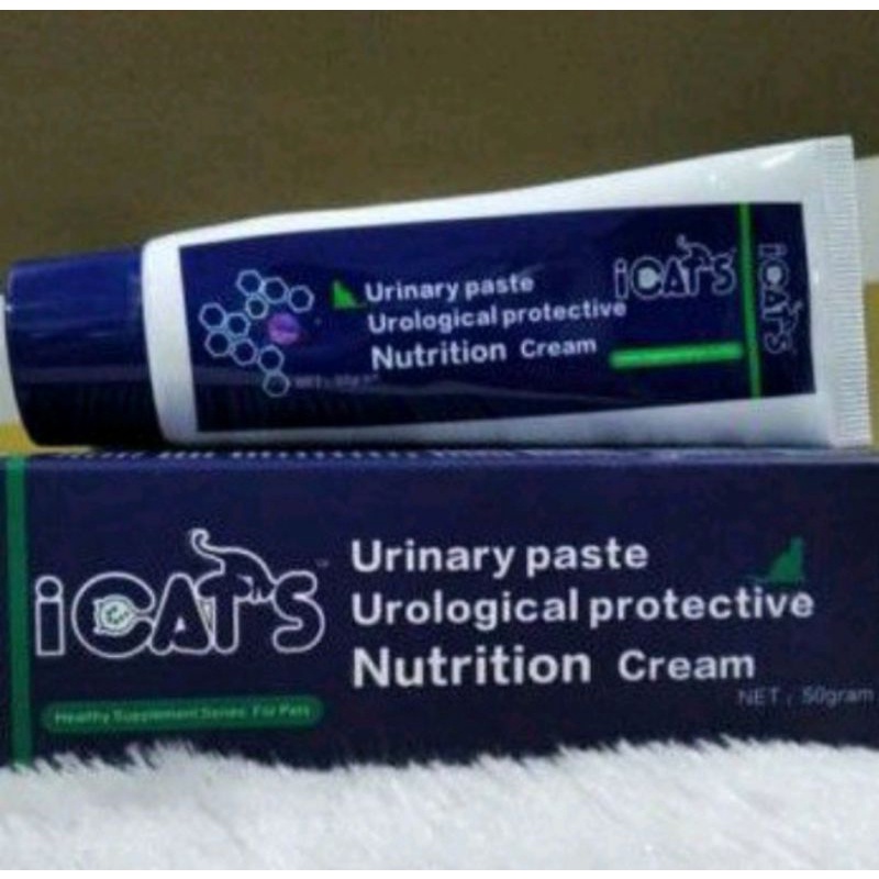ICATS 50gr paket 10pcs Icats Urinary Paste Nutrition Cream Vitamin Kucing Anjing