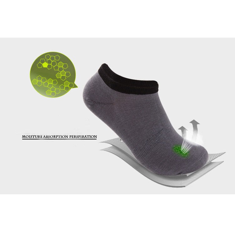 Kaos Kaki bambu Kesehatan Serat Bambu Kaos Kaki Pendek Socks Bamboo Original (UNISEX) W07