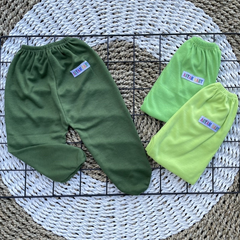 3 PCS Celana Tutup Kaki Bayi Celana Panjang Bayi Celana Bayi Beru Lahir Celana Newborn DNW BABY