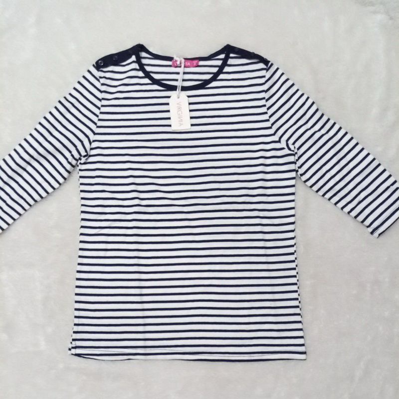 Blus VIRGINIA Motif garis