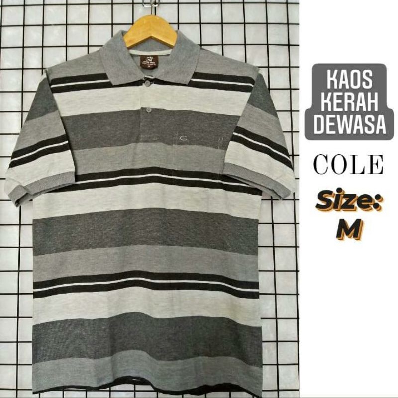 Polo COLE kaos krah dewasa brand MATAHARI