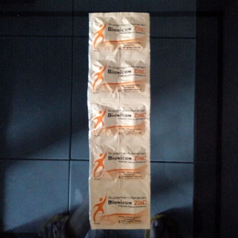 Bionicom ZinC Suplemen Vitamin B, C, E, dan Zinc