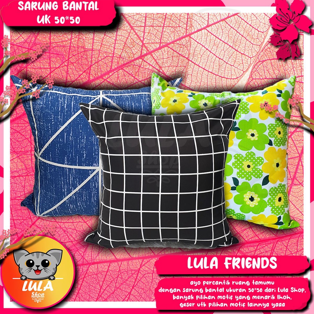 Sarung Bantal Sofa 50x50 Minimalis