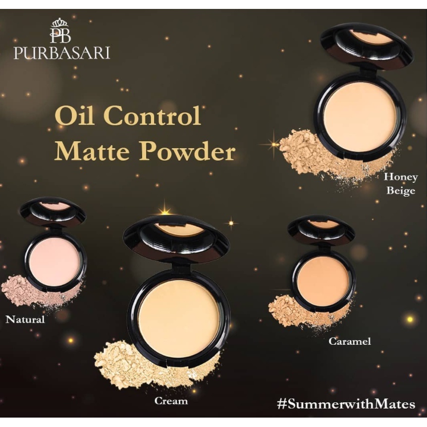 Purbasari Oil Control Matte Powder 12 gr / Purbasari Matte Powder / Purbasari Hydra Series