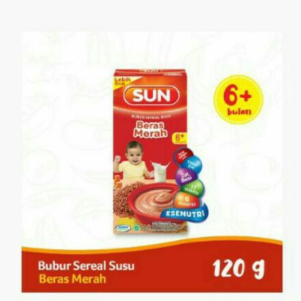SUN Bubur Bayi Beras Merah 120g