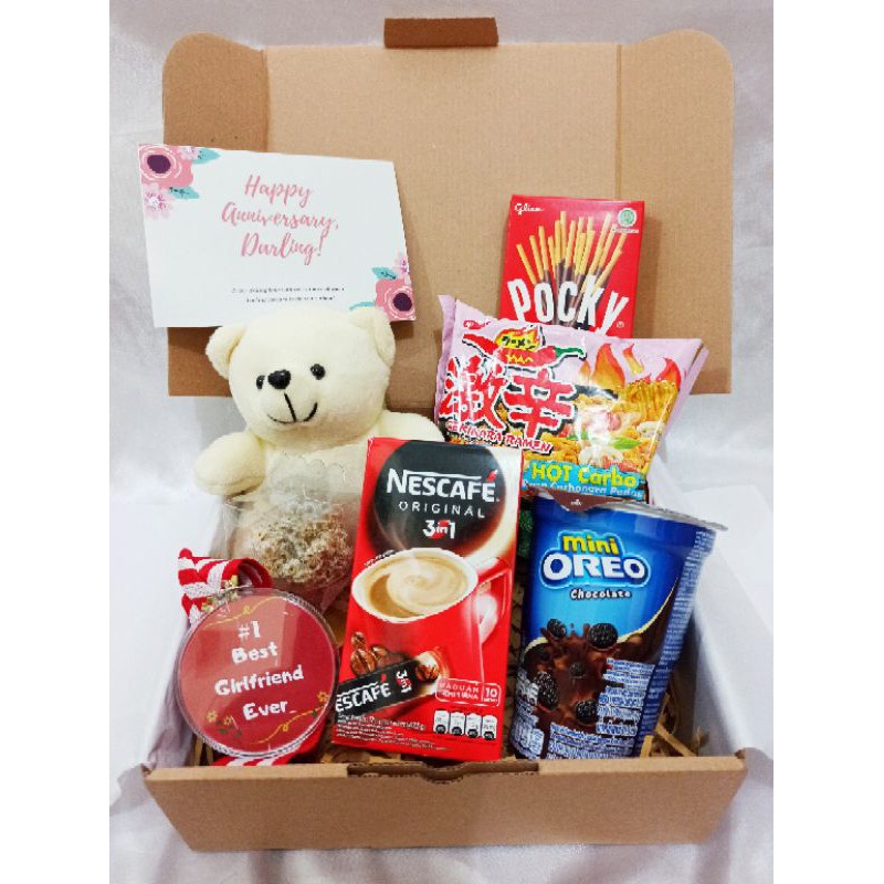 

Gift Box Snack / Hampers anniversary/ kado anniversary/ giftbox anniversary