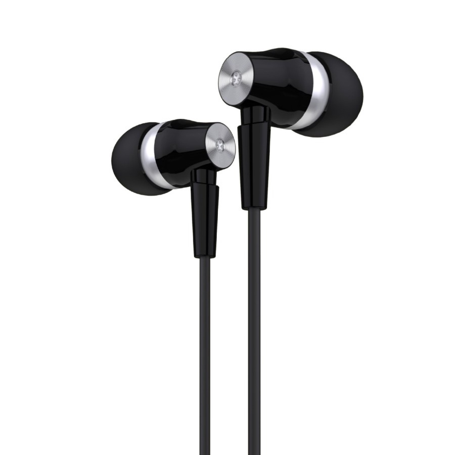 Earphone V-GeN VEP1-28 Wired Headset Handsfree Extra Bass VGEN - Putih Hitam