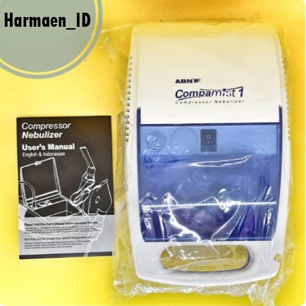 NEBULIZER ABN COMPAMIST 1/ Alat Terapi Uap - Terap Pernafasan/ NEBULIZER ABN