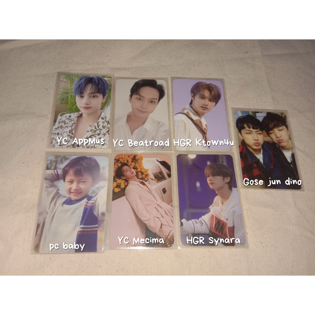 SEVENTEEN JUN PHOTOCARD PC BENEFIT YOUR CHOICE INTERPARK APPMUS BEATROAD MECIMA HENGGARAE SYNARA KTO