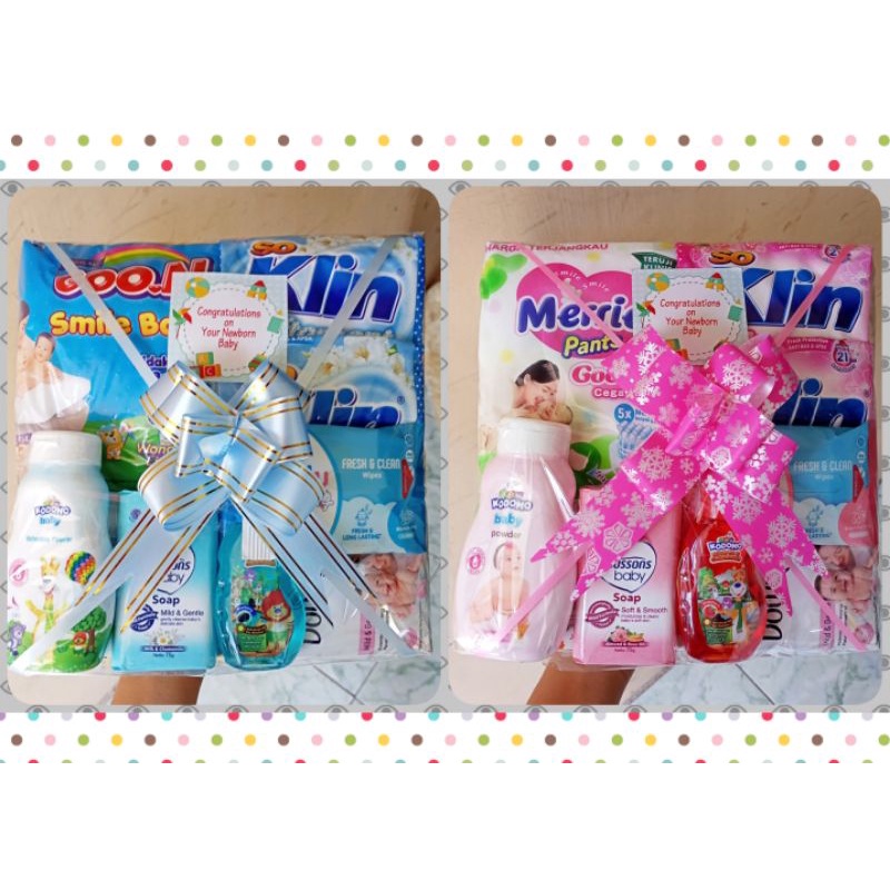 [COD] Parcel Bayi New Born Murah /Baby Gift / Hampers Bayi, Free Packing Kardus