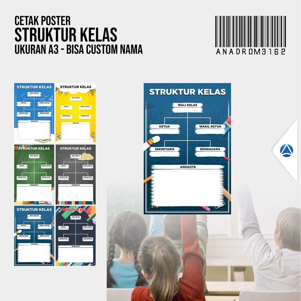 

Poster Struktur Kelas | Struktur Nama Nama Siswa | Anadrom 3162