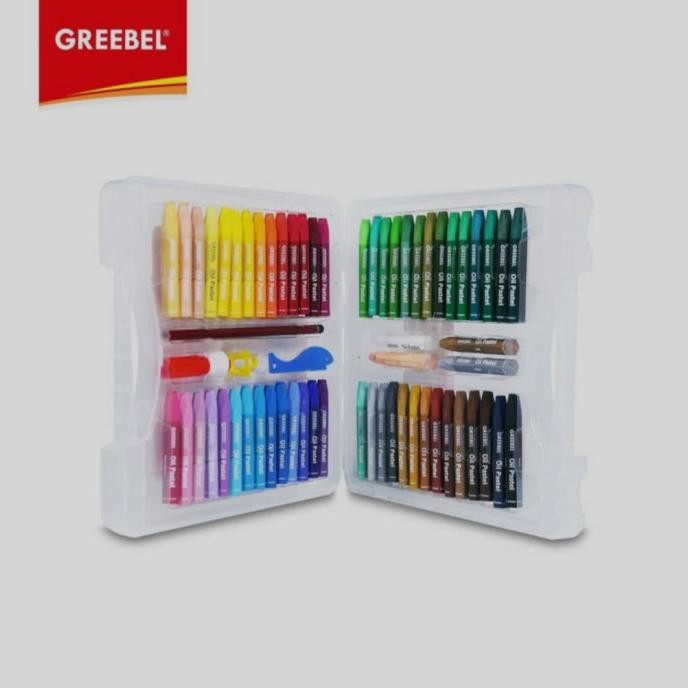 

PROMO CRAYON OIL PASTEL GREEBEL 55 WARNA NON TOXIC PERALATAN MELUKIS ART SET MENGGAMBAR