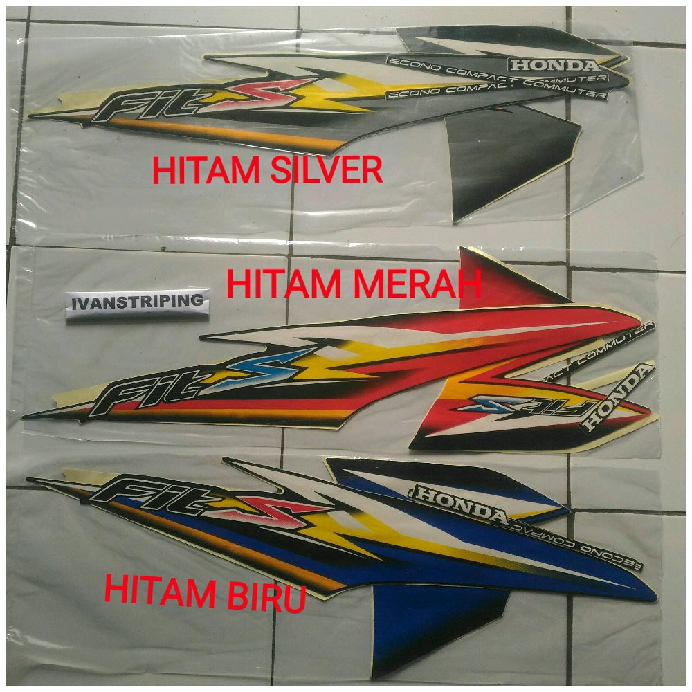 Variasi Stiker Motor Striping Motor Honda Supra Fit S 2007
