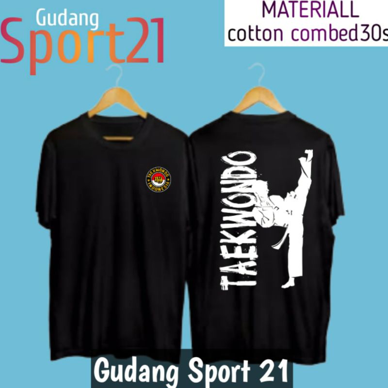 kaoa baju TAEKWONDO INDONESIA fighter kaos TAEKWONDO INDONESIA