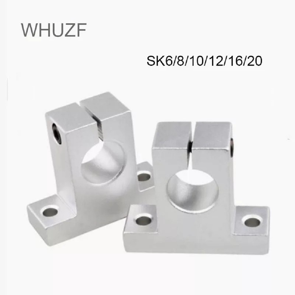 Jual SK8 SH8 SK10 SH10 Vertical Shaft Support CNC Rod Holder Besi As 8 ...