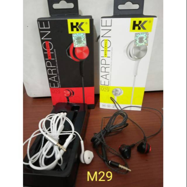 Headset handsfre earphone megabass  hk m29 for samsung vivo xiaomi lenovo oppo asus