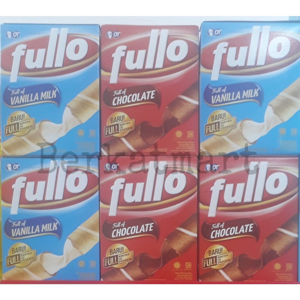 FULLO Pack PEDE - Wafer Roll - isi 24 pcs - VANILLA MILK