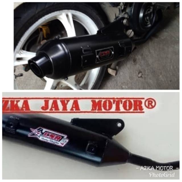 Knalpot racing Bobokan CSR mio sporty/ Knalpot standar racing mio smile