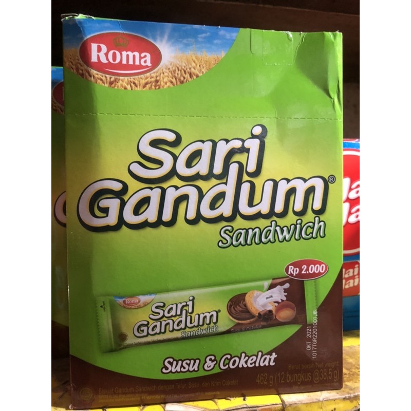 ROMA SARI GANDUM SANDIWCH 12 PCS