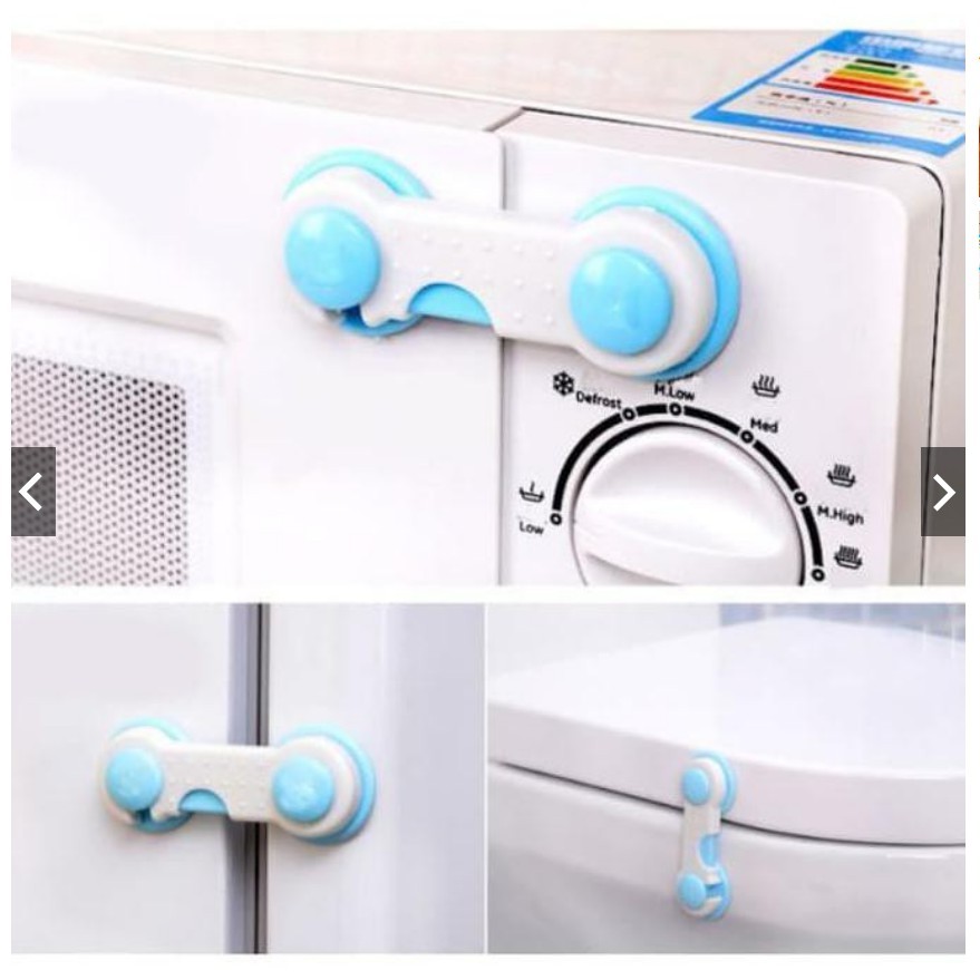 Pengaman Laci Lemari - Baby Safety Lock - Pengunci Laci Lemari Kulkas - Safety Lock For Baby Safety