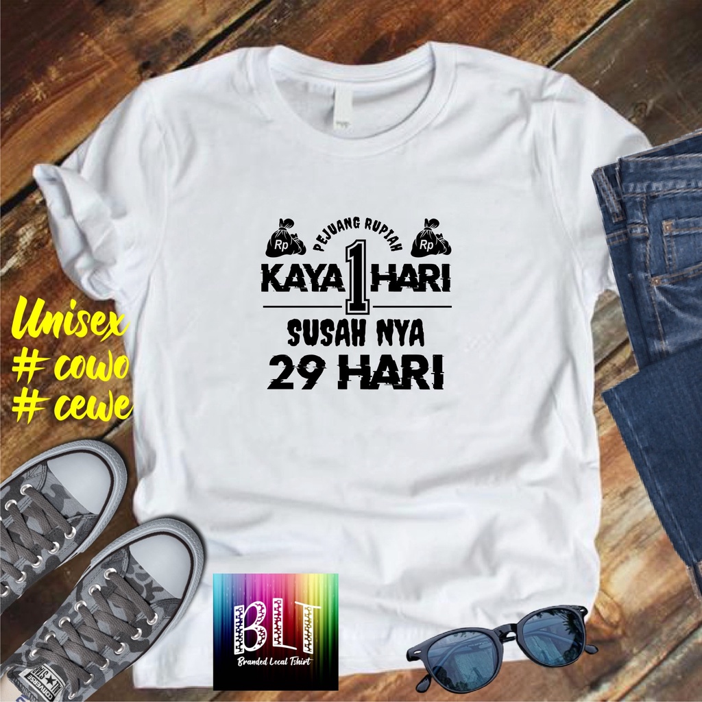 Cod Gratis Ongkir Kaos KAYA 1 HARI /KAOS EKSPRESI distro KAOS BANDUNG MURAH KAOS DISTRO MURAH HIT MURAH NAMPOL GRATIS ONGKIR PROMO MURAH KAOS PAKAIAN PRIA TERLARIS/KAOS HITS/KAOS BANDUNG/KAOS MURAH/KAOS PAKAIAN PRIA PAKAIAN WANIT