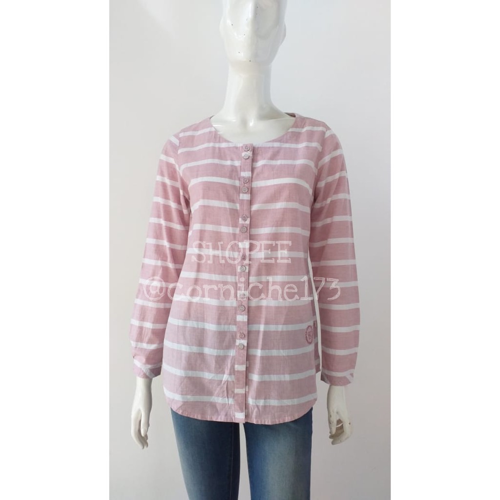 Corniche Glen Blouse Pink - TB231046