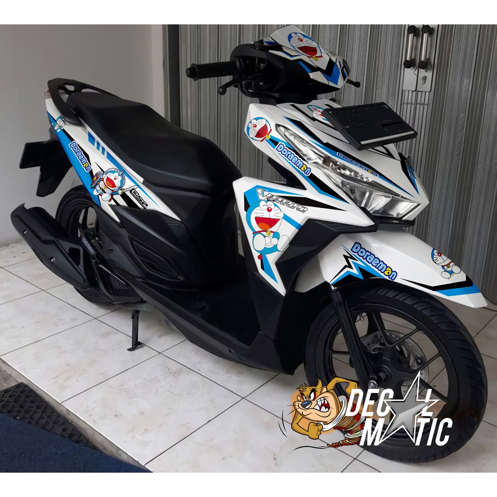 Jual Dekal Sticker Full Body Vario 125 150 Lama Old Doraemon Terbaru Indonesia Shopee Indonesia