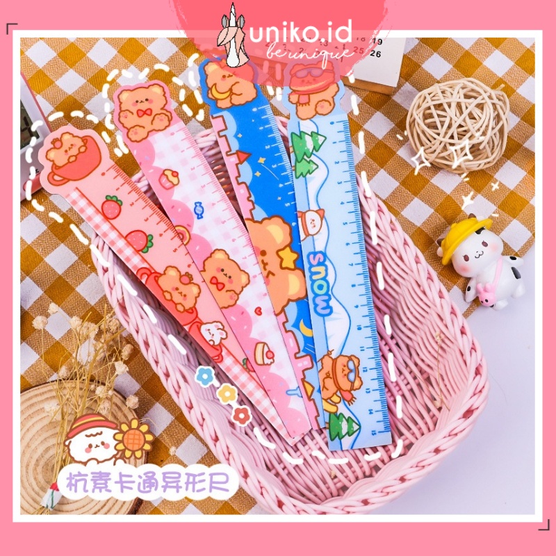 

UNIKO.ID - PENGGARIS MAGNET LUCU GARISAN IMUT MOTIF ANIMAL JAPANESE CARTOON SOFT RULER