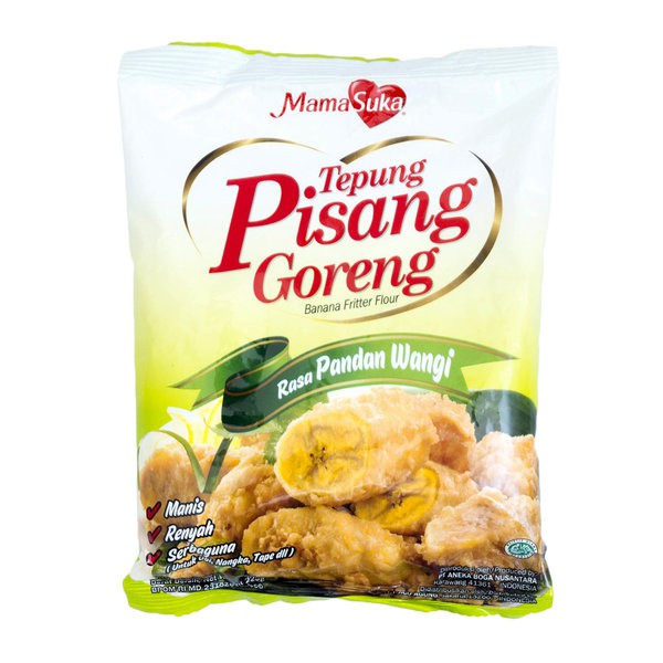 

MAMASUKA Tepung Pisang Goreng Pandan Wangi 200g - Banana Fritter Flour