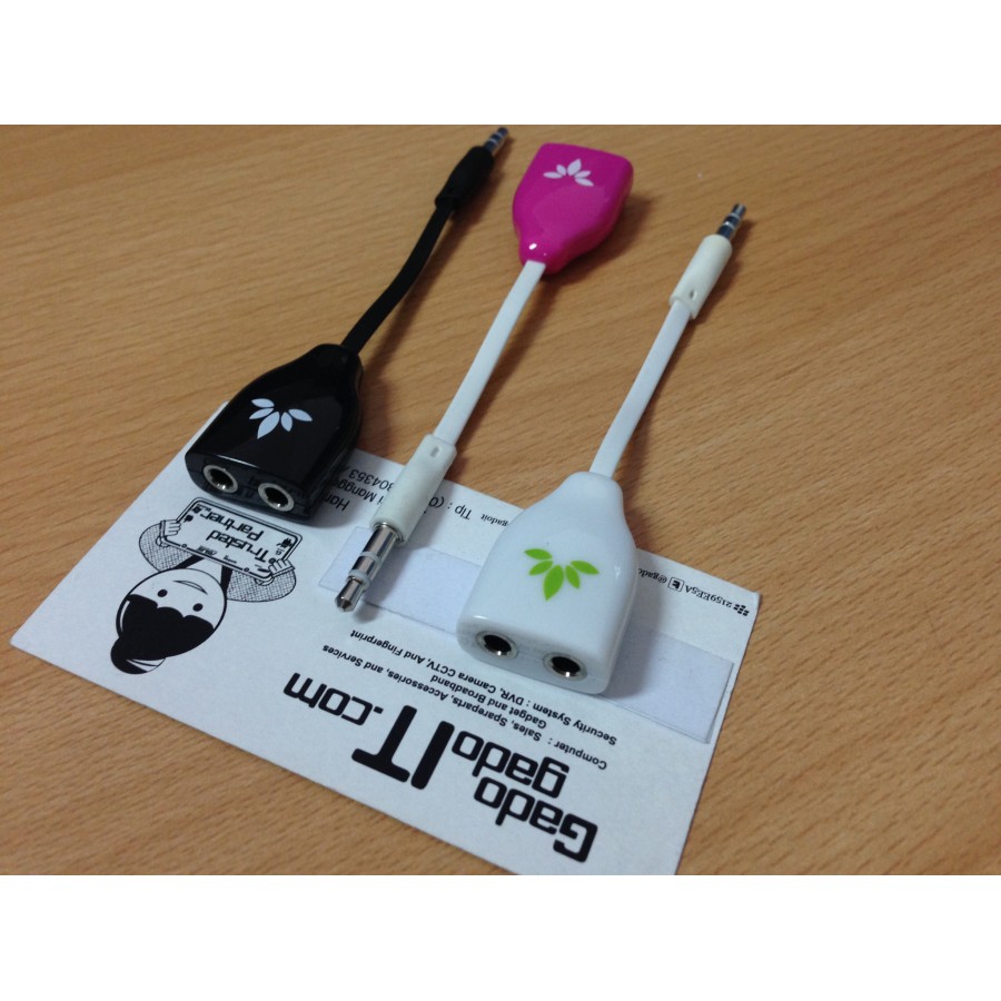 AVANTREE TANO CONVERTER HEADPHONE SPLITTER AUDIO+AUDIO 2 in 1 Male To Dual Female Jack 3.5mm