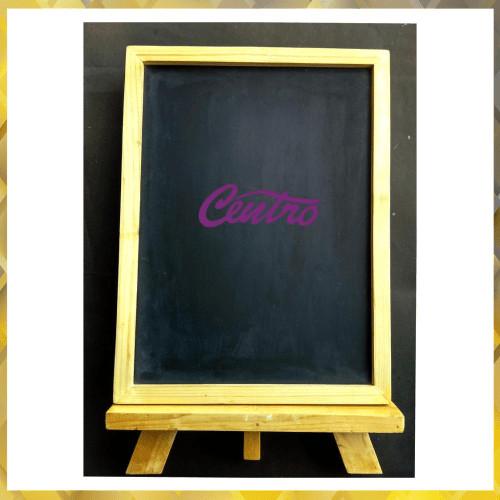 

Papan | Blackboard With Easel / Papan Tulis Kapur Dengan Penyangga- 30 X 40 Cm